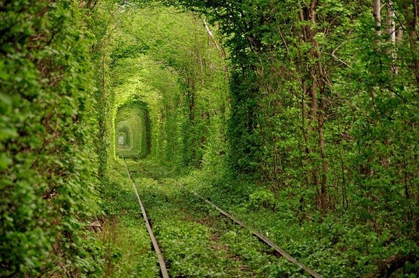 Đường hầm tình yêu ở Ukraine