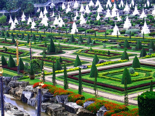 Những khu vườn đẹp nhất thế giới,vườn Suan Nong Nooch, Thái Lan